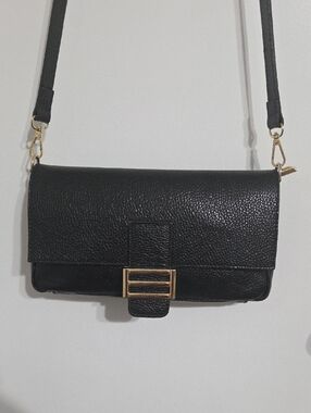 DIVINA FIRENZE BAGUETTE PEBBLED LEATHER